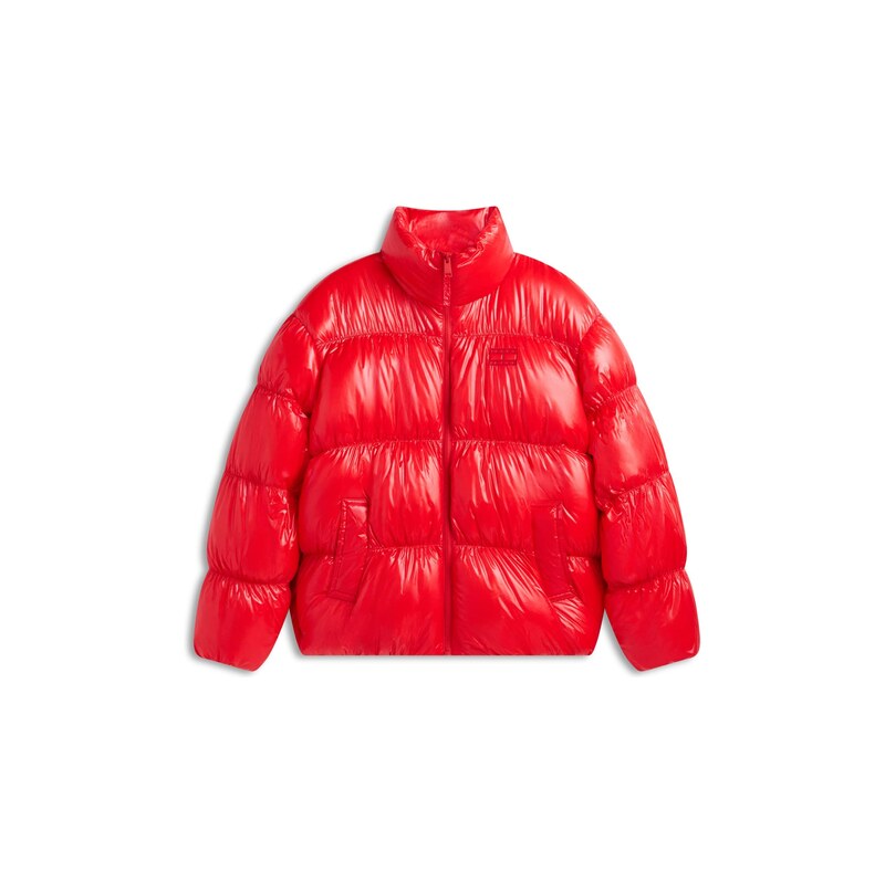 Tommy Jeans Zimní bunda červená