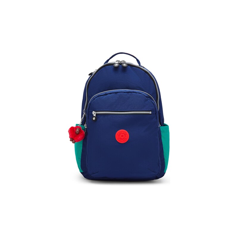 KIPLING Batoh Seoul námořnická modř / nefritová