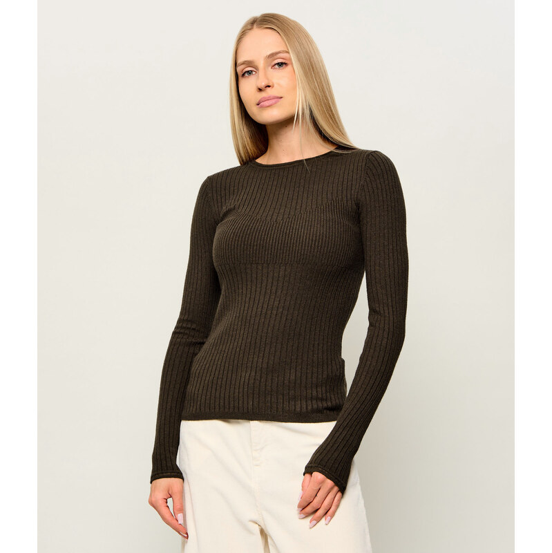 Patrizia Pepe Svetr | Slim Fit | s příměsí vlny