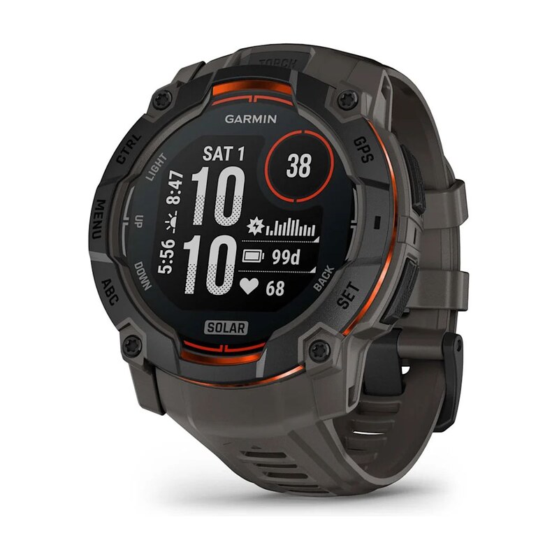 Garmin Instinct 3 Solar 50 mm chytré hodinky Black/Charcoal