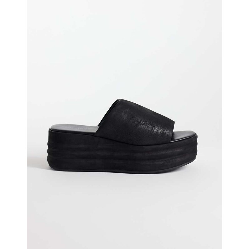 Free People harbor flatform in black