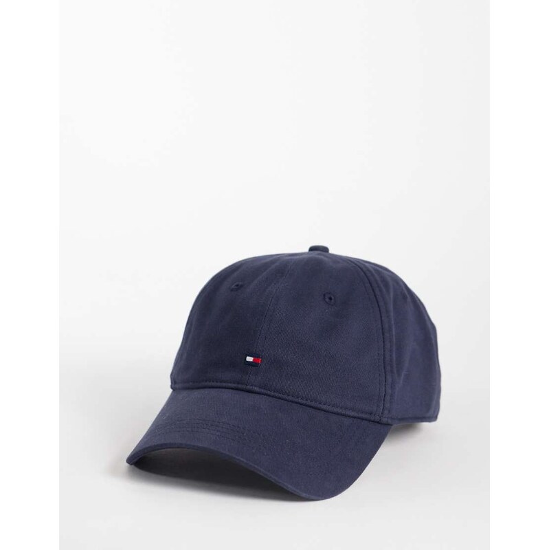 Tommy Hilfiger flag logo soft cotton cap in navy