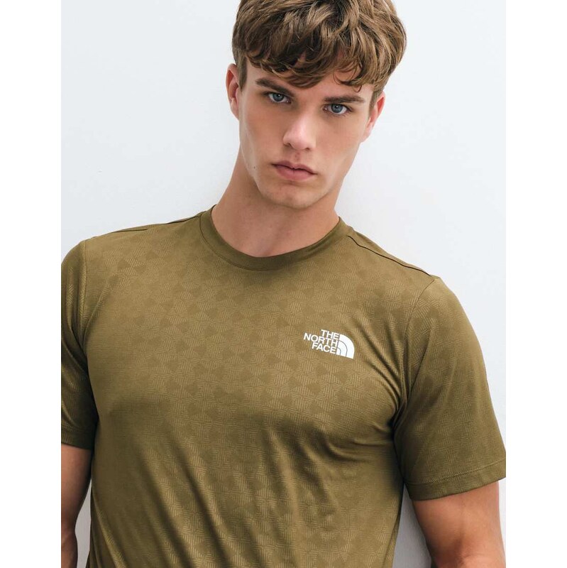 The North Face Training 24/7 logo in pentadome print-Green