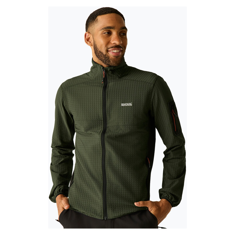 Pánská mikina REGATTA Baslinn dark khaki/black
