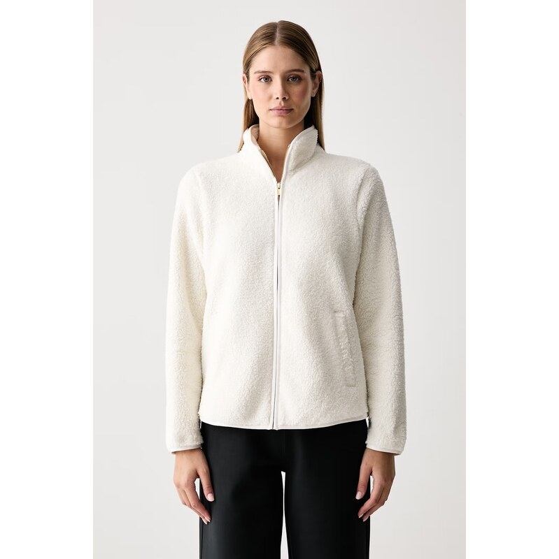 Skechers fleece mikina dámská SKECH-SHERPA JACKET