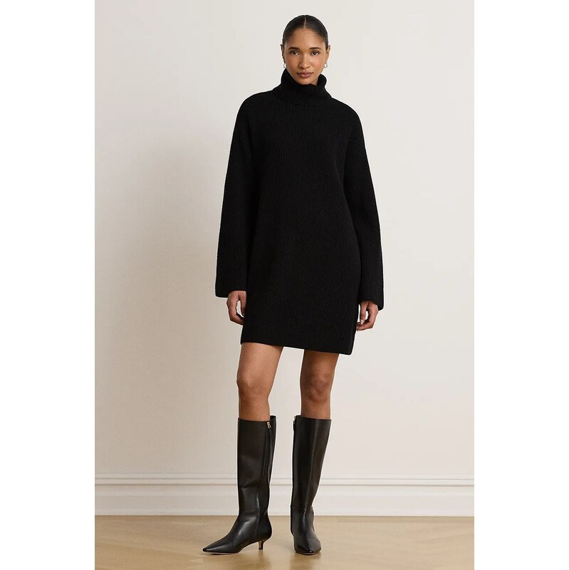 Lauren Ralph Lauren svetrové šaty vlněné