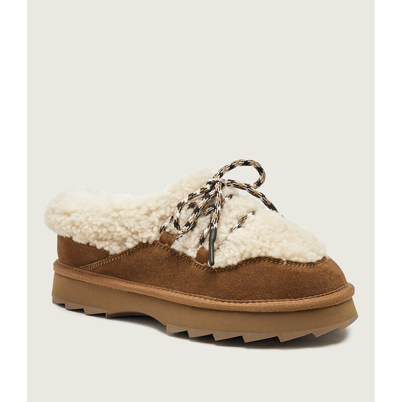 EMU Australia Pantofle typu mules Hayley | semiš | shearling | s