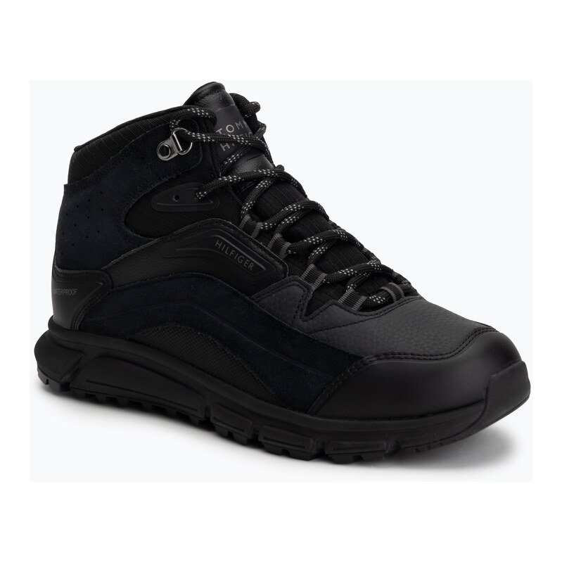 Pánské boty Tommy Hilfiger Mix Chuk Waterproof triple black