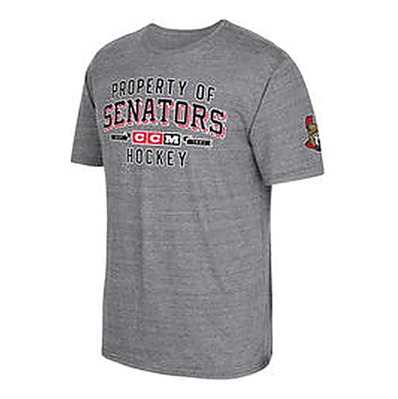 Pánské tričko Ottawa Senators NHL CCM Property Block Tri-Blend
