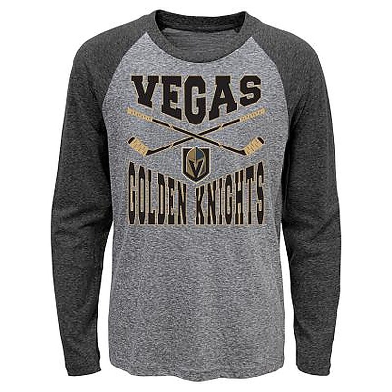 Outerstuff Dětské tričko Vegas Golden Knights NHL Cross Stick Ls