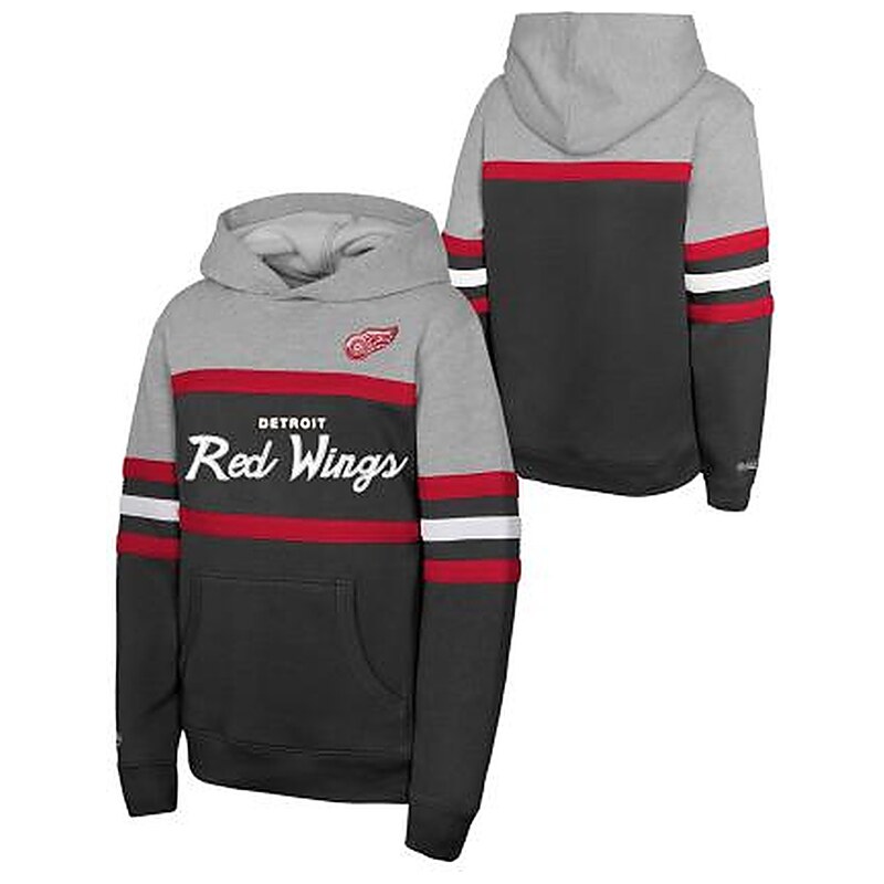 Outerstuff Dětská mikina Detroit Red Wings NHL Head Coach Hoody