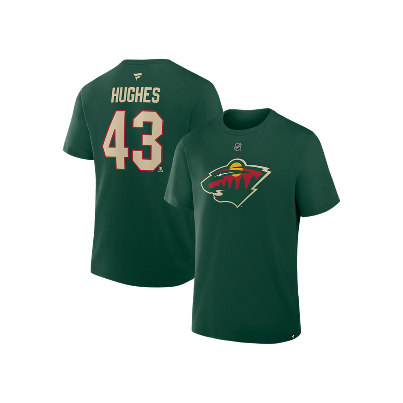 Fanatics Tričko Quinn Hughes #43 Minnesota Wild NHL Authentic