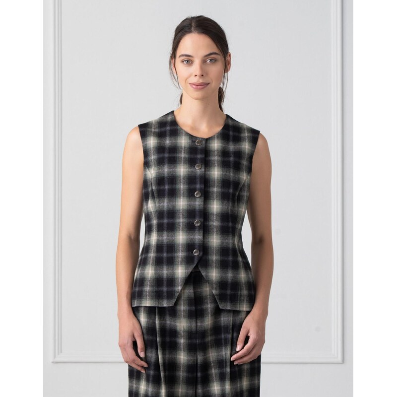Studio Nila Vesta Ophelia Green Checks XS