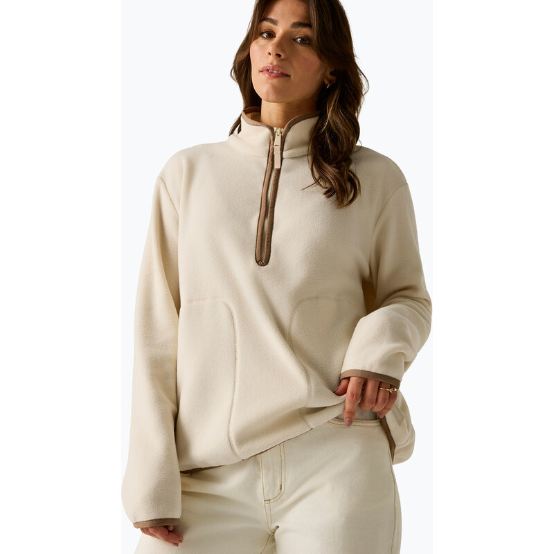 Dámská fleecová mikina Regatta Frankie Half Zip light vanilla