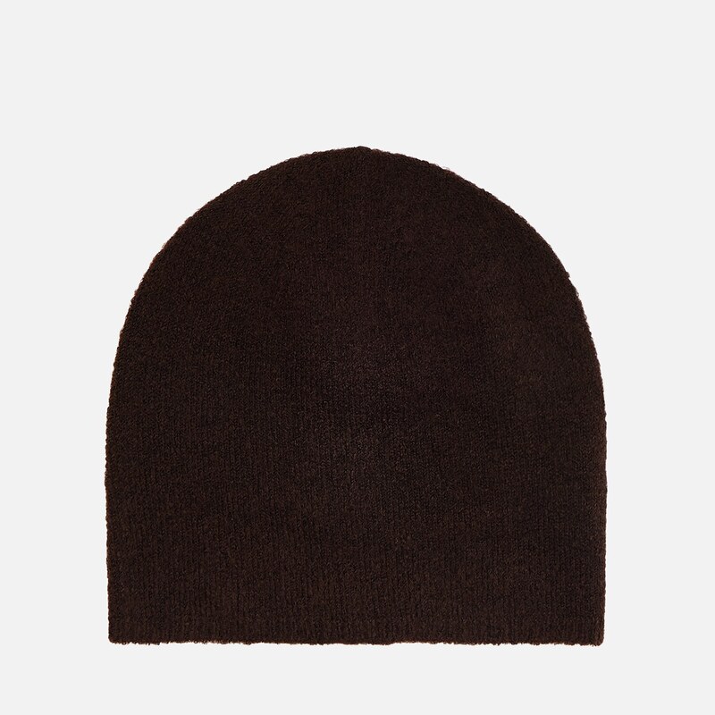 Reserved - Beanie - tmavě hnědá