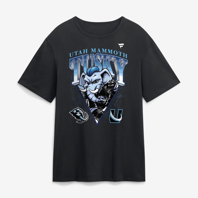 Fanatics Tričko Utah Mammoth NHL Tusky Černá