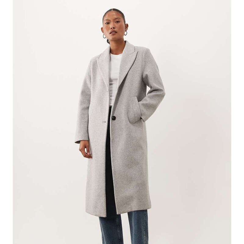 ASOS Petite ASOS DESIGN Petite single breasted chuck on overcoat