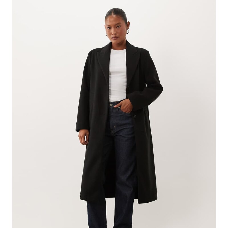 ASOS Petite ASOS DESIGN Petite single breasted chuck on overcoat