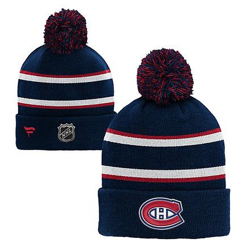 Outerstuff Dětská zimní čepice Montreal Canadiens NHL Cuffed