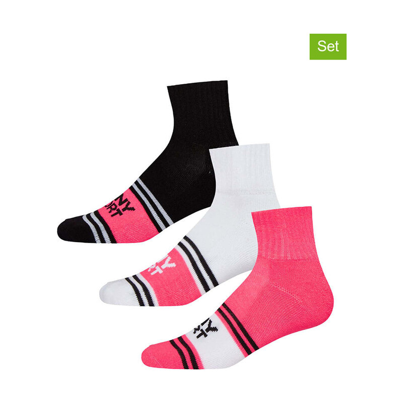 Ponožky DKNY Pink/ Weiß/ Schwarz 404973