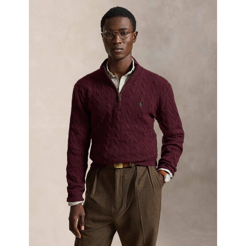 POLO RALPH LAUREN Vlněný svetr | regular fit | s příměsí vlny