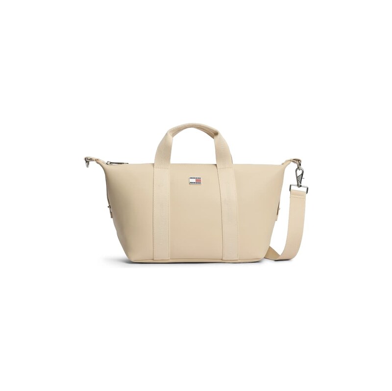 Tommy Jeans daily tote bag in cream-White