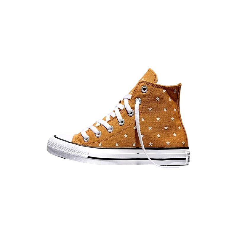 CONVERSE Kotníkové tenisky medová / černá / offwhite