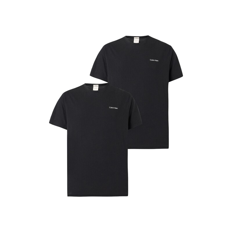 Calvin Klein Tričko černá / bílá