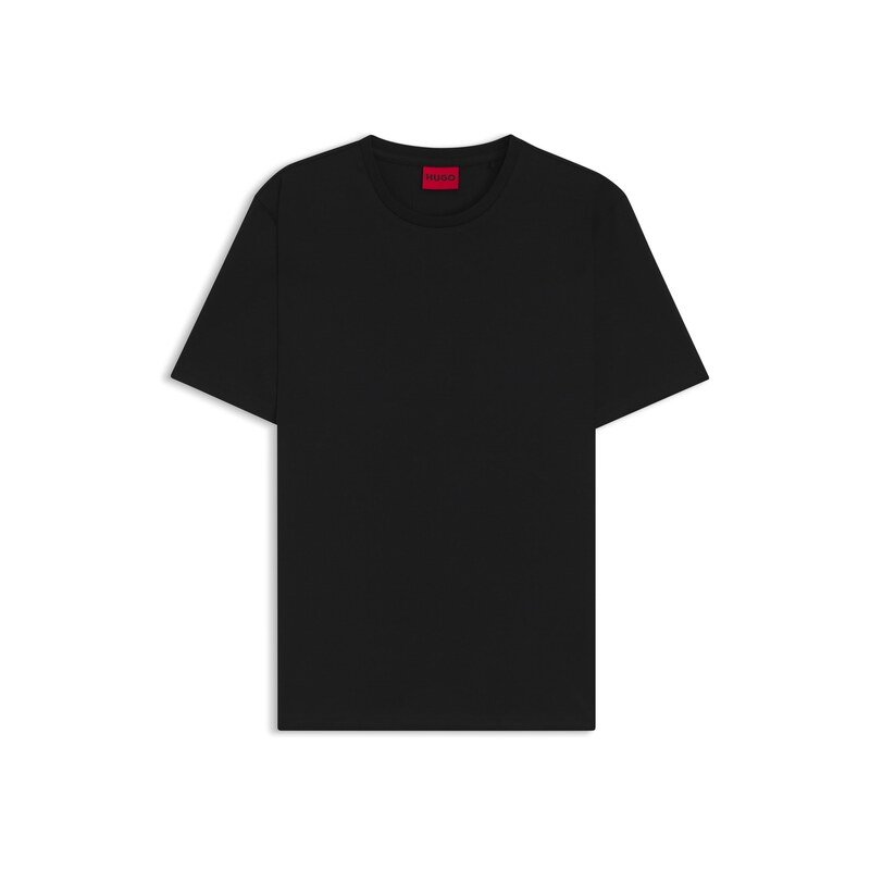 HUGO Slim-fit T-shirt with mercerised cotton