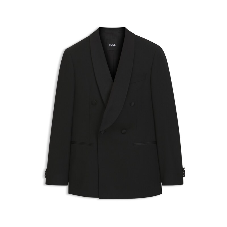 BOSS Slim-fit blazer crafted in Italian virgin wool