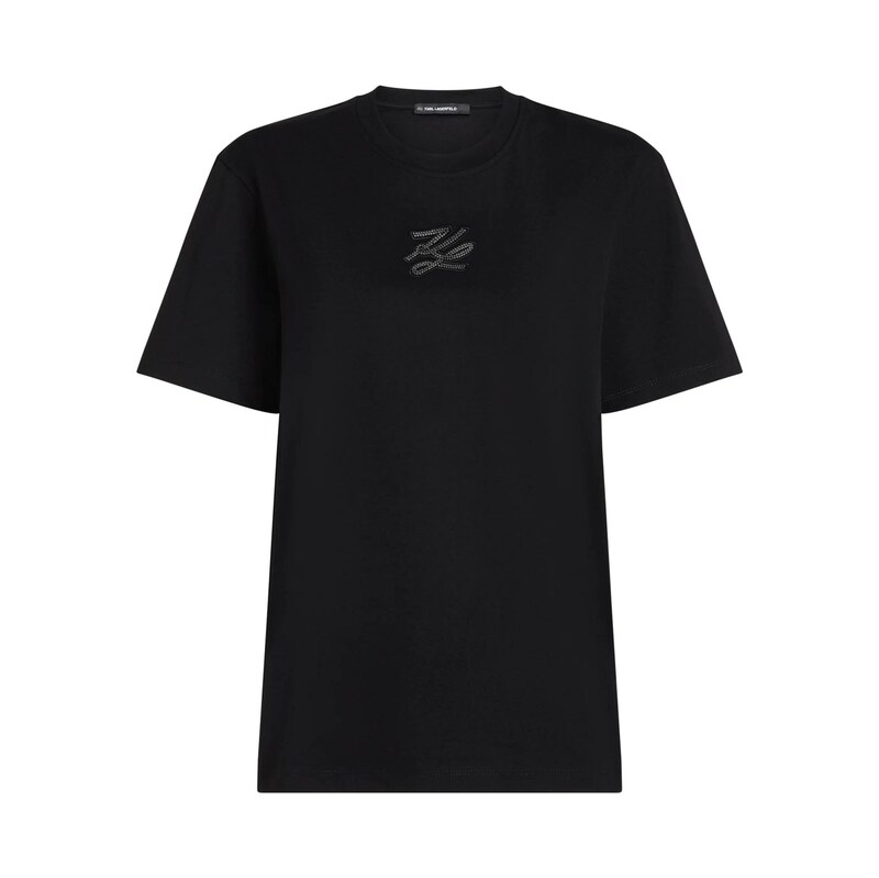 Karl Lagerfeld Tričko Autograph černá