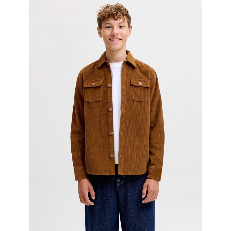 Jack & Jones Junior Košile EREGENT karamelová