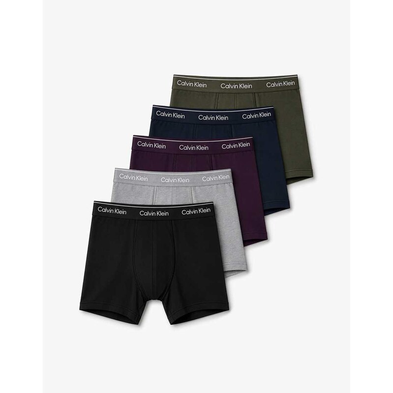 Calvin Klein Icon Cotton Stretch 5 pack boxer briefs in khaki