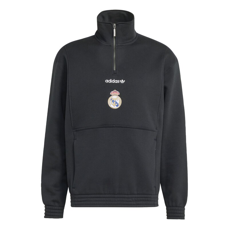 ADIDAS PERFORMANCE Mikina Real Madrid EQT černá / bílá