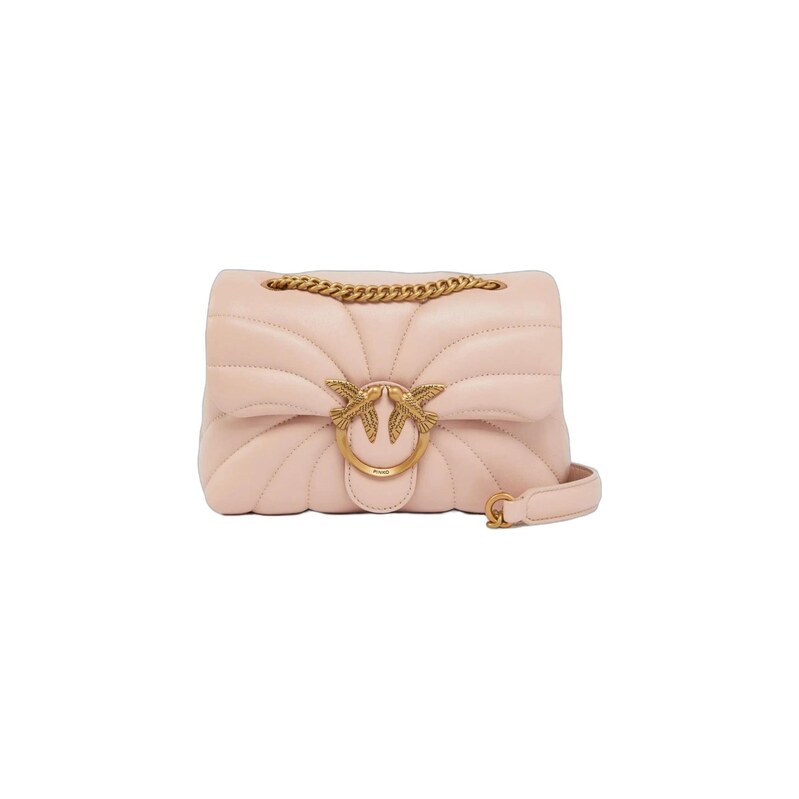 PINKO Kabelka Pinko Sac Rabat Love Puff Mini Cl Sheep Nappa Rose