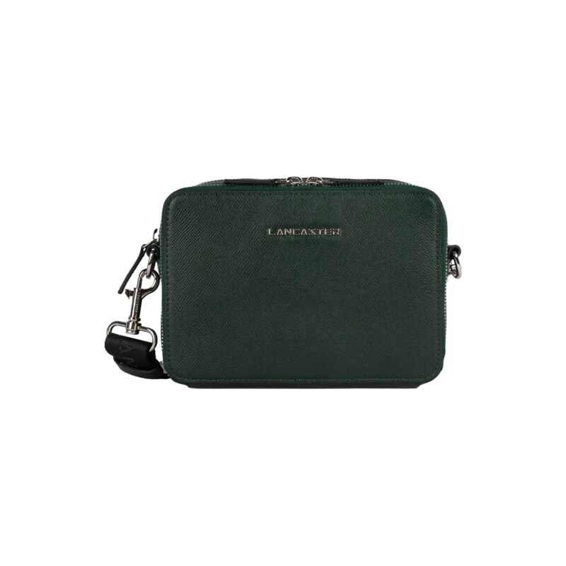 LANCASTER Paris Kabelka Sacoche Double Zip Delphino S Vert Foncé