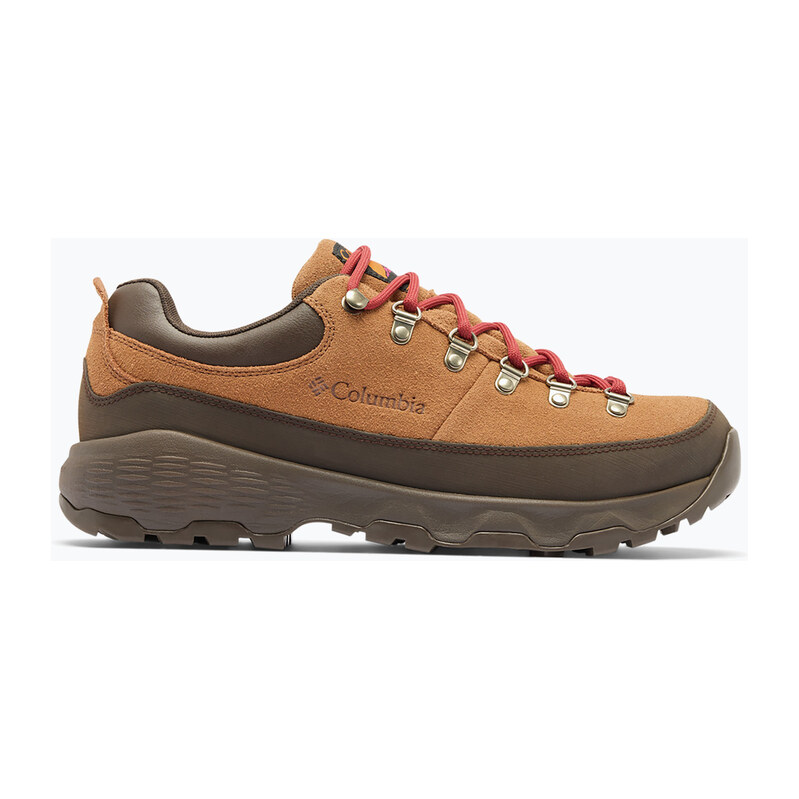 Pánské trekové boty Columbia Newton Alpine Low grizzly bear/red