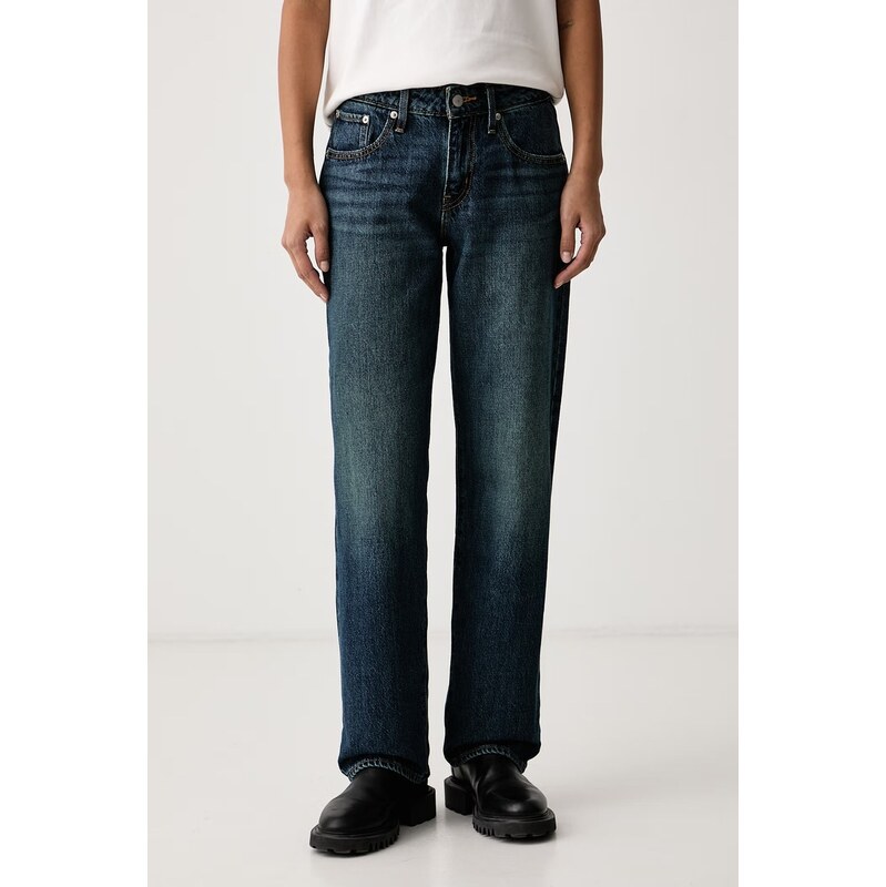 Levis rovné džíny dámské SUPERLOW STRAIGHT