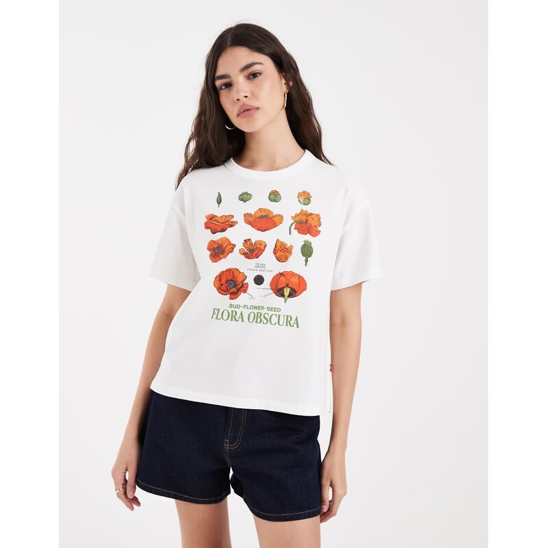 Levis vintage graphic print t-shirt in white