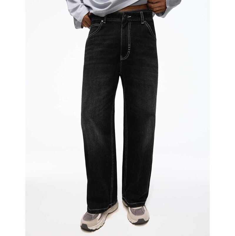 Bershka Skate jeans in black