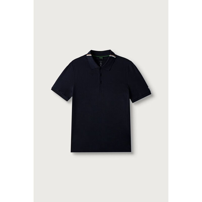 BOSS Green polo pánské bavlněné s elastanem PL_GOC Rank