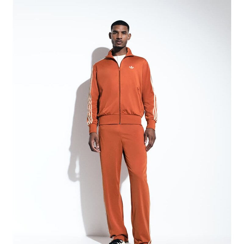 adidas Originals Firebird track pants in rust - exclusive to