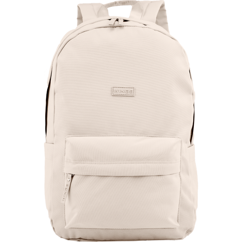 Dámský lehký školní batoh na notebook Wings 21 l béžový