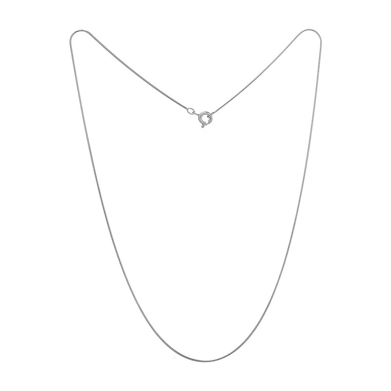 Buka Jewelry Stříbrný řetízek Snake (1 mm; 45 cm) 787.2