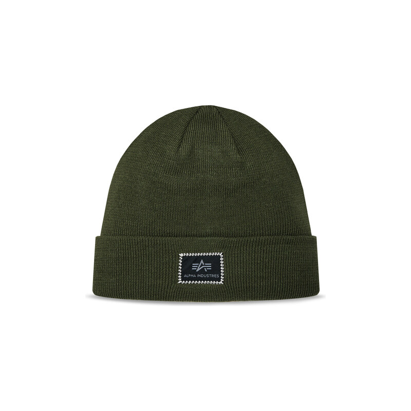 Alpha Industries Čepice X-FIT BEANIE dark green