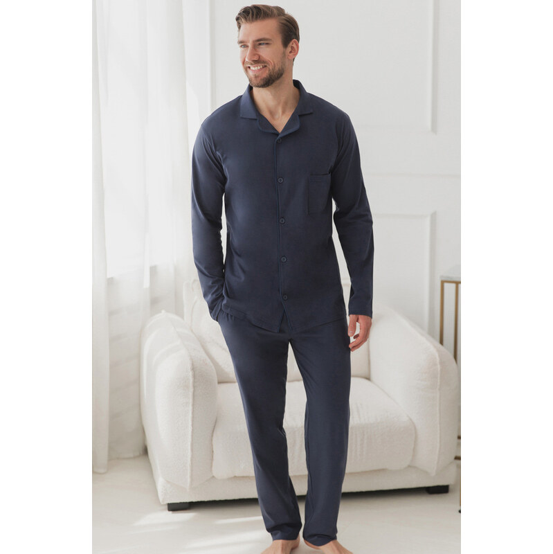 Taro 3616 Pánské dlouhé pyžamo ARTURO M–2XL