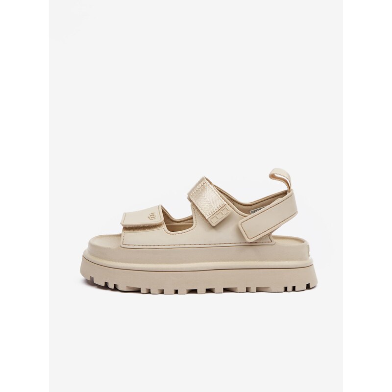 Béžové dámské sandály UGG Goldenglow