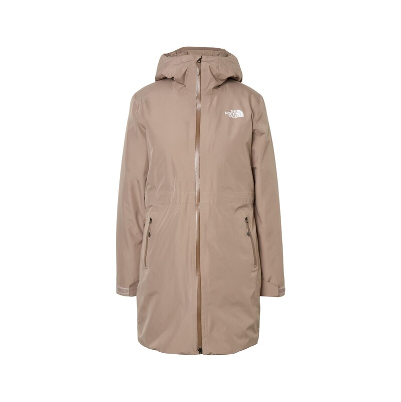 THE NORTH FACE Outdoorová bunda HIKESTELLER mokka / bílá