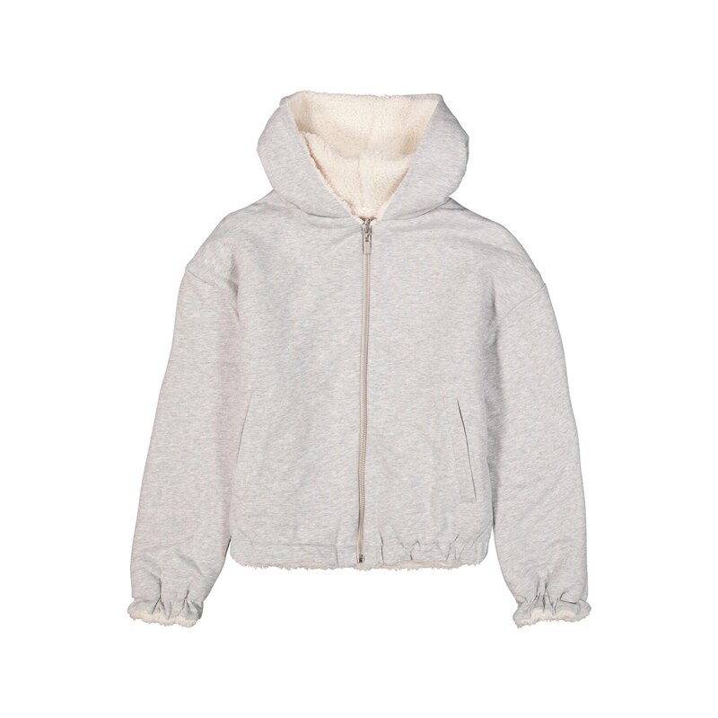 GARCIA Mikina světle šedá / offwhite