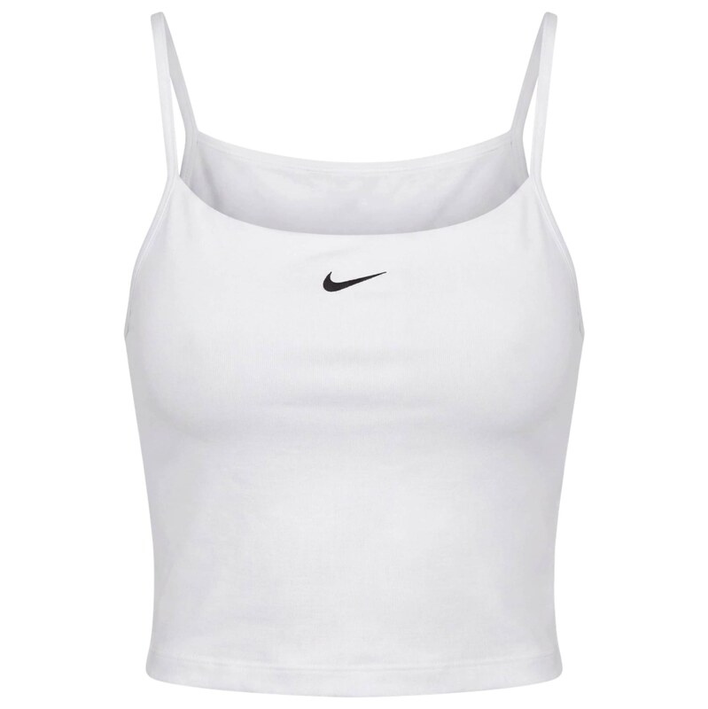 NIKE Sportovní top ONE černá / bílá